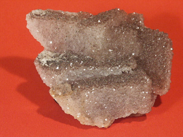 Fluorit �berzogen mit Quarz